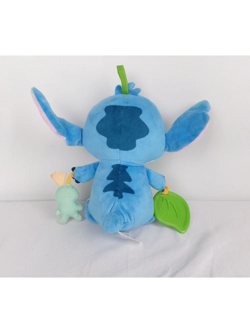 Disney Baby Stitch Activity Plush Teether Crinkle Sensory Toy w/ Scrump